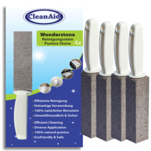 4x CleanAid Wonderstone Reinigungsstein (mit Griff)